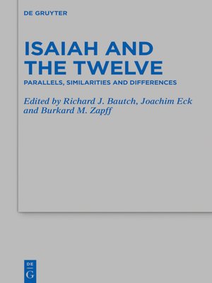 cover image of Isaiah and the Twelve